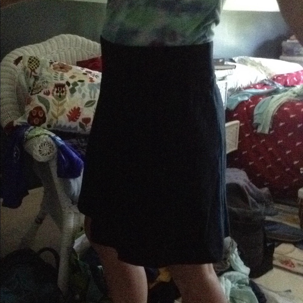 J.Jill black ponte skirt